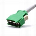 Direct-Connect ECG Cable 3 Leads Snap Compatible Nihon Kohden 2