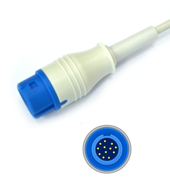 Mindray 0010-30-12452  Spo2 adpater cable extension cable,12pin-DB9F 3