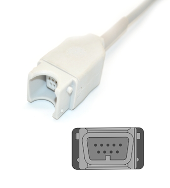 Nihon Kohden JL-900P Spo2 adpater cable extension cable 2