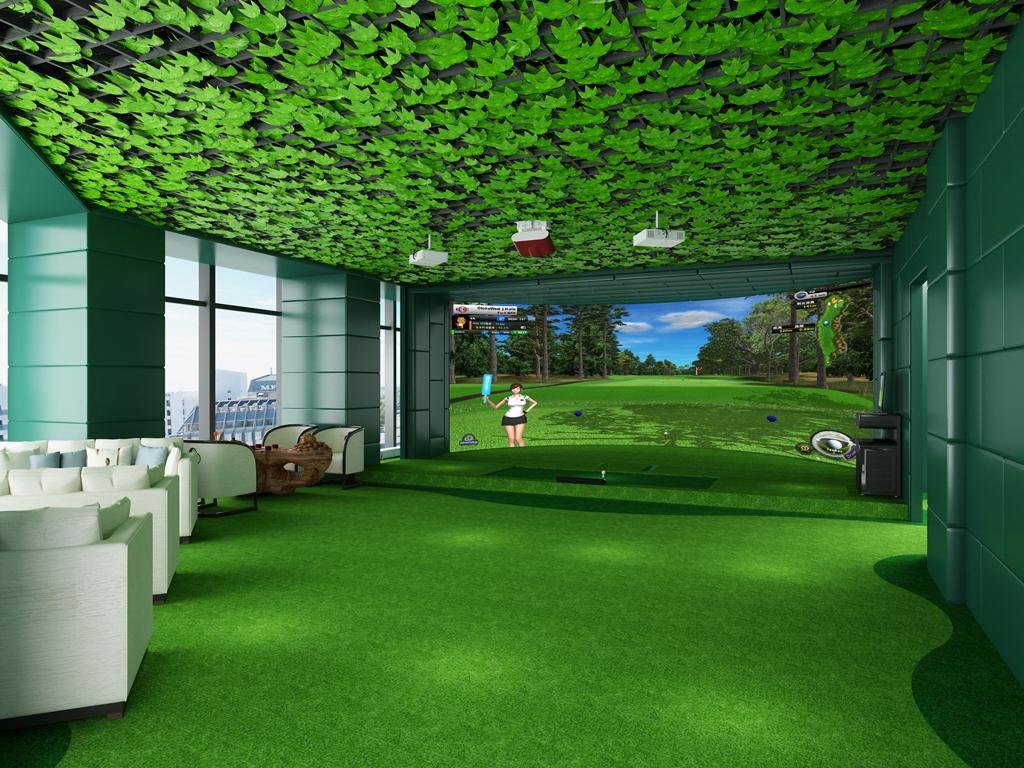 室内高尔夫模拟器设备厂家正版高清球场软件系统选择免费定制方案 3