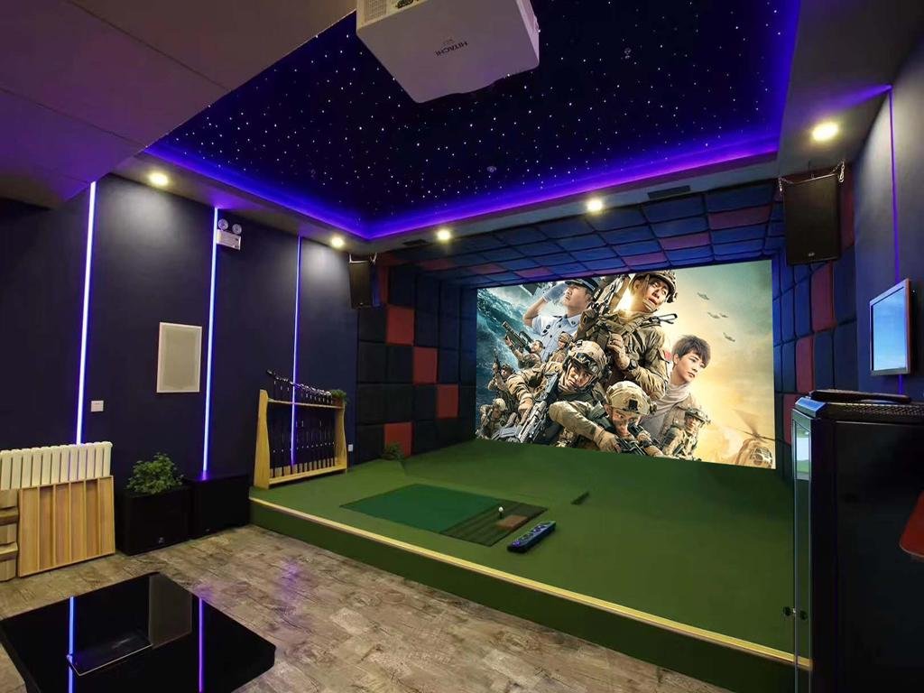 2020高速摄像高尔夫模拟器室内韩国正版系统高清球场免费升级方案 2