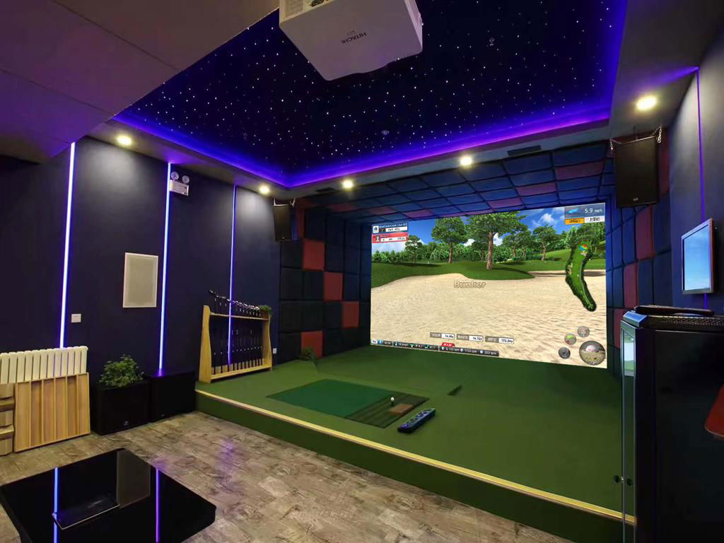 2020高速摄像高尔夫模拟器室内韩国正版系统高清球场免费升级方案 3