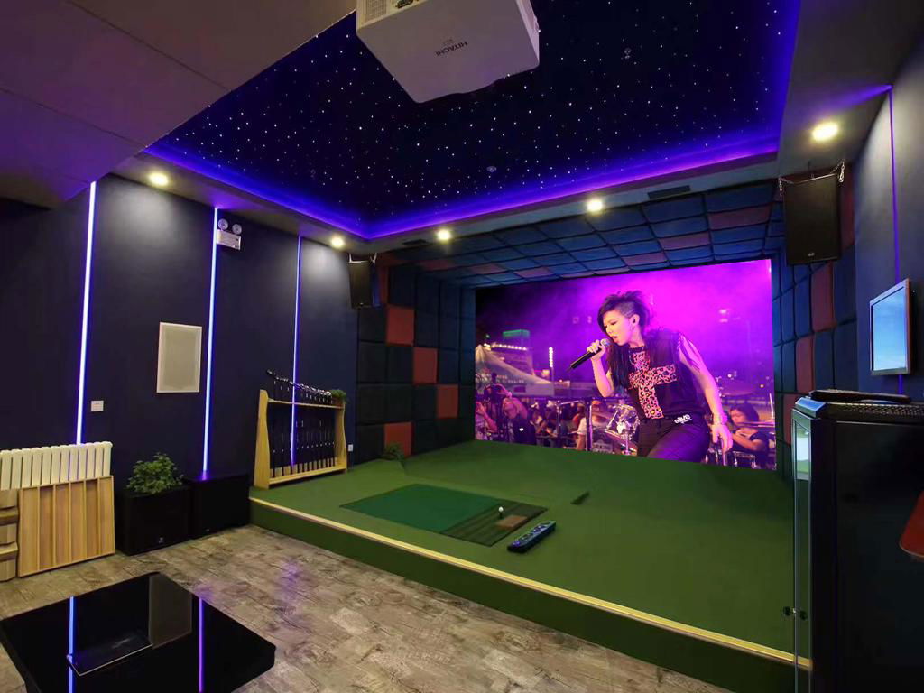2020高速摄像高尔夫模拟器室内韩国正版系统高清球场免费升级方案 4