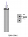 GJXH GJXCH 1,2,4,6Cores FTTH flat indoor/outdoor fiber optic cable Drop Cable