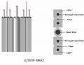 ftth indoor fiber optic cable 2 steel