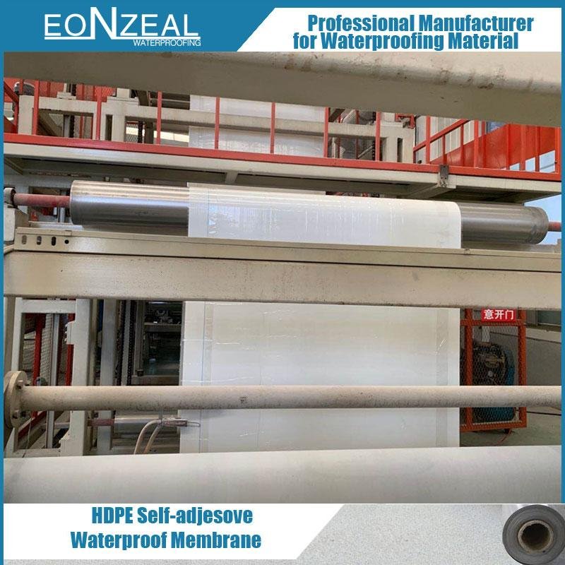 Post applied HDPE fully bonded waterproof membrane 2