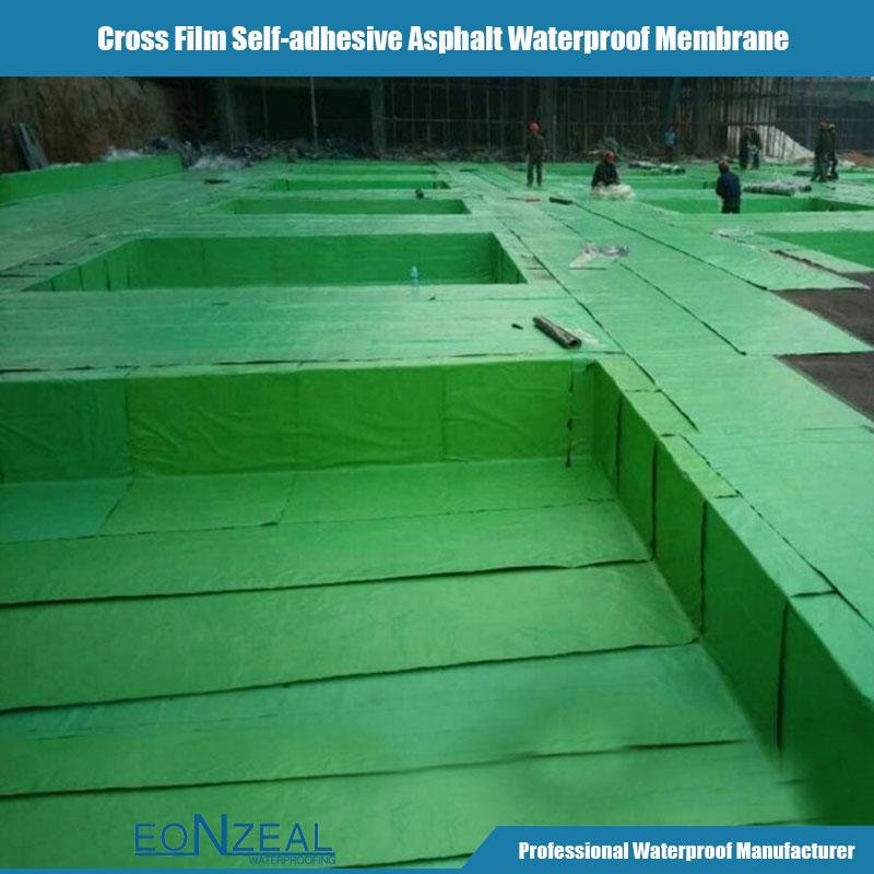 High Strength Cross Film Self-adhesive Waterproof Membrane 3