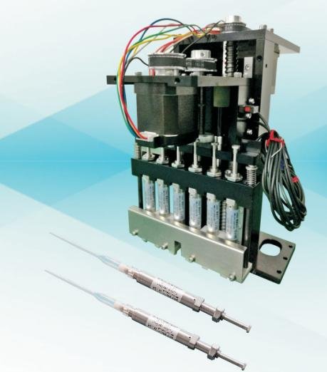 Multi-way piston type stainless steel syringe module for CLIA analyzer