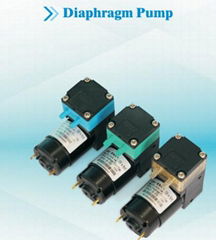 Diaphragm liquid/air pump for clinical diagnosis instrument