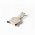 Wheat Straw 3 in 1 charging cable