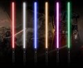 high quality Cosplay Lightsaber with Light Sound Led Red Green STARWAR 2