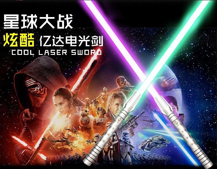 STARWAR RGB LED Metal Sword very high quality Cosplay jedi Lightsaber Lig