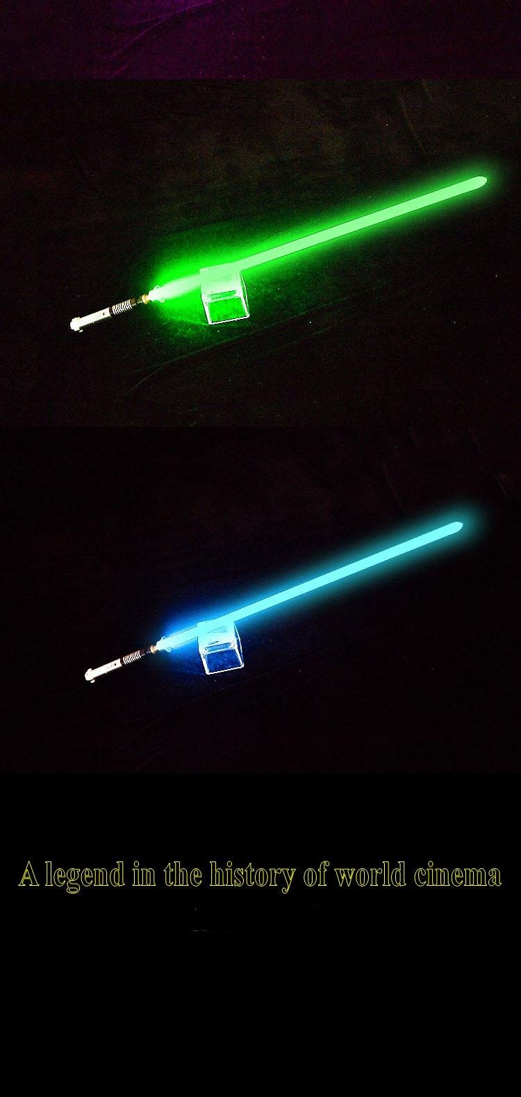 GLOW WAND kid Gifts YDD STARWAR RGB LED Metal Sword very high quality Cosplay 4