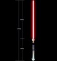 GLOW WAND kid Gifts YDD STARWAR RGB LED Metal Sword very high quality Cosplay