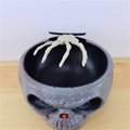 Halloween Induction control ghost hand sugar bowl electric toy skeleton LED  3