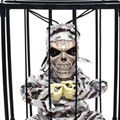 Halloween decorations cage ghost pendants electric trick props led toy haunted 