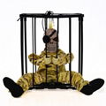 Halloween decorations cage ghost pendants electric trick props led toy haunted  4