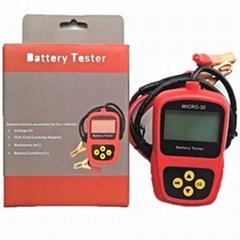 Motorcycle battery tester