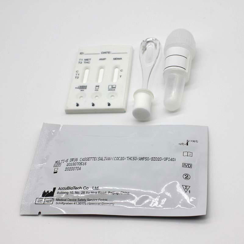 Accu-Tell® Multi-Drug Saliva Rapid Test Cassette 2