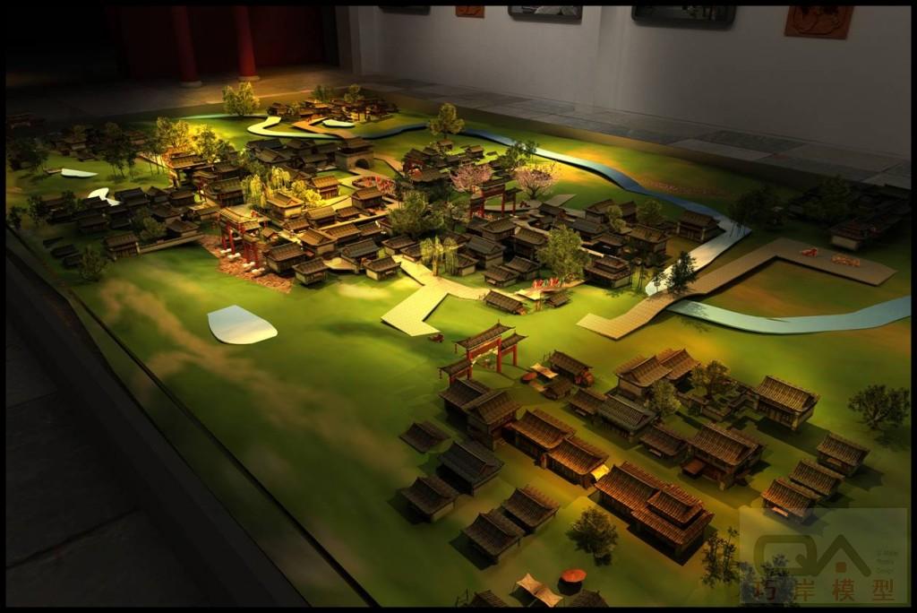 古建築沙盤模型製作 4