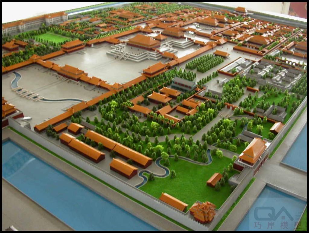古建築沙盤模型製作 5