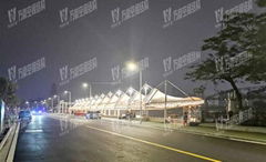 Dragon boat plaza competition stand membrane structure