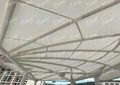 permanent architecture materials Light Rail Membrane Structure