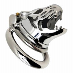 SM Slave stainless steel male chastity cage penis cage