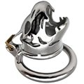 SM Slave stainless steel male chastity cage penis cage  2
