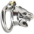 SM Slave stainless steel male chastity cage penis cage  3