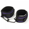 BDSM Leather Straps Couple Restraint Love Handcuffs Bracelets Blindfold Collar L