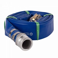 Easy to Carry Non Toxic Pvc flexible 30mm water discharge layflat delivery hose 