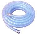 China HELI hose 20mm 50m transparent water garden hose pvc braided hose pipe