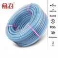 China HELI hose 20mm 50m transparent water garden hose pvc braided hose pipe