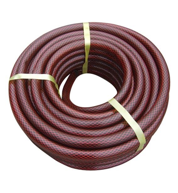 RED Snake Skin 3/4" 50M PVC Flexible Reinforced Braided expanding Garden Hose  