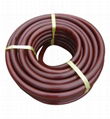 RED Snake Skin 3/4" 50M PVC Flexible Reinforced Braided expanding Garden Hose   1