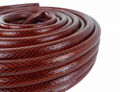 RED Snake Skin 3/4" 50M PVC Flexible Reinforced Braided expanding Garden Hose   2