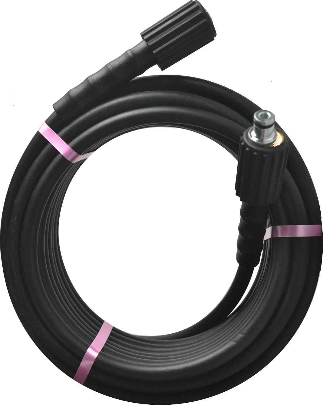 Black high pressure washing car equipment hose with quick connect