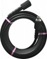 Black high pressure washing car equipment hose with quick connect fittings 