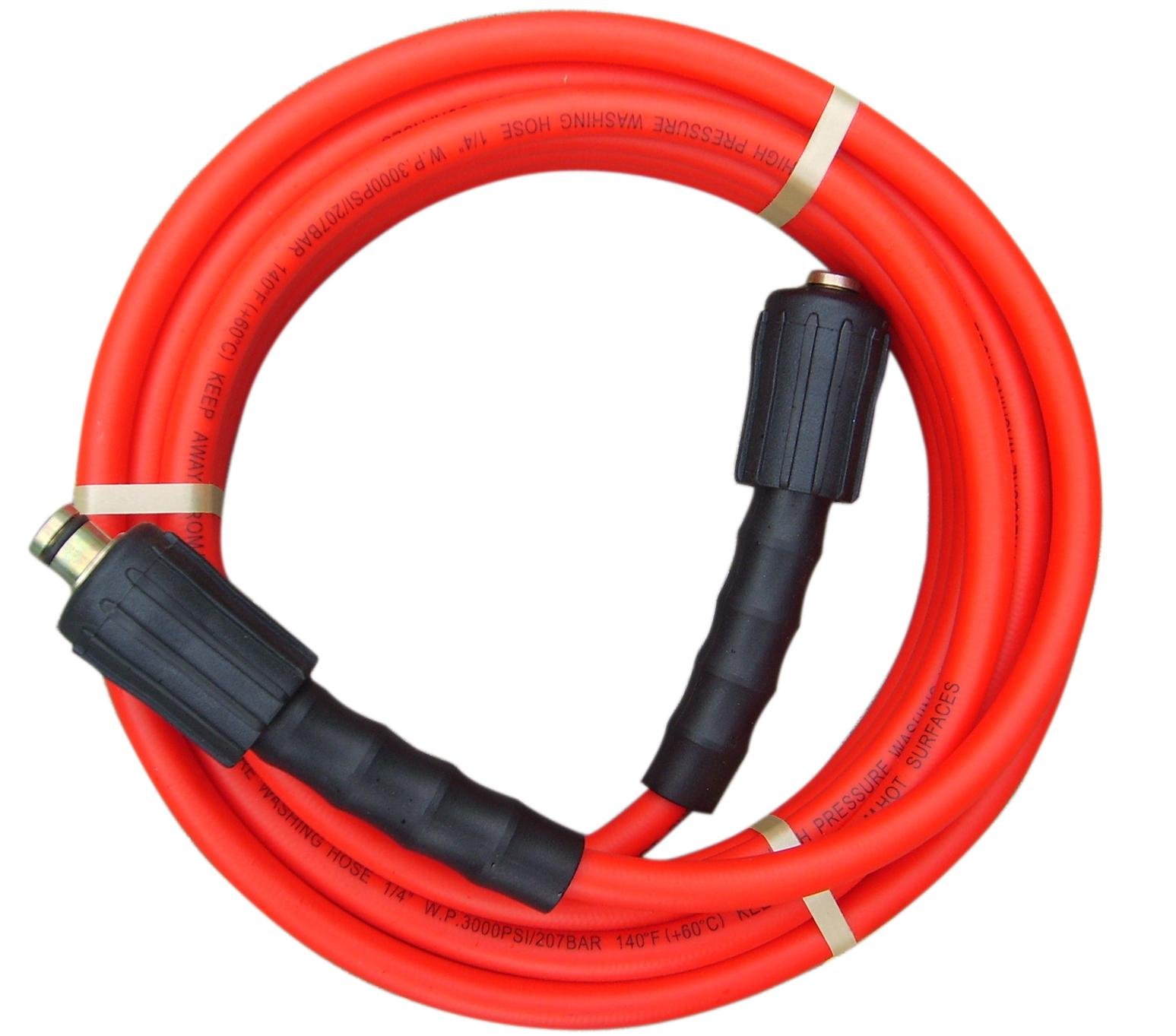 Black high pressure washing car equipment hose with quick connect fittings  2