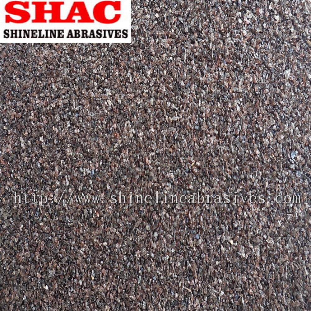 Brown Aluminum Oxide powder and grit for refractory and abrasives 4