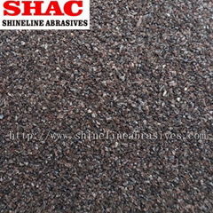 Brown fused alumina powder and grains 0.05mm-8mm for refractory media