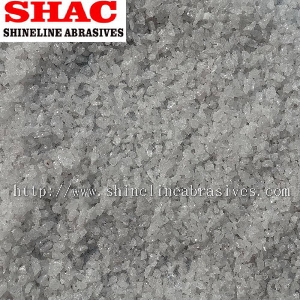  Shineline Abrasives sandblasting media white fused aluminum oxide 4