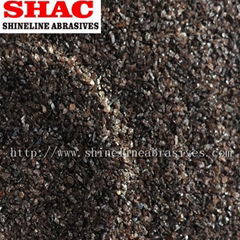 Brown alumina powder and grain