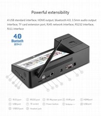 Z8350  X3 2G 32G Android 5.1 Win 10  BOX PC thermal printer RJ11  Pos machines 