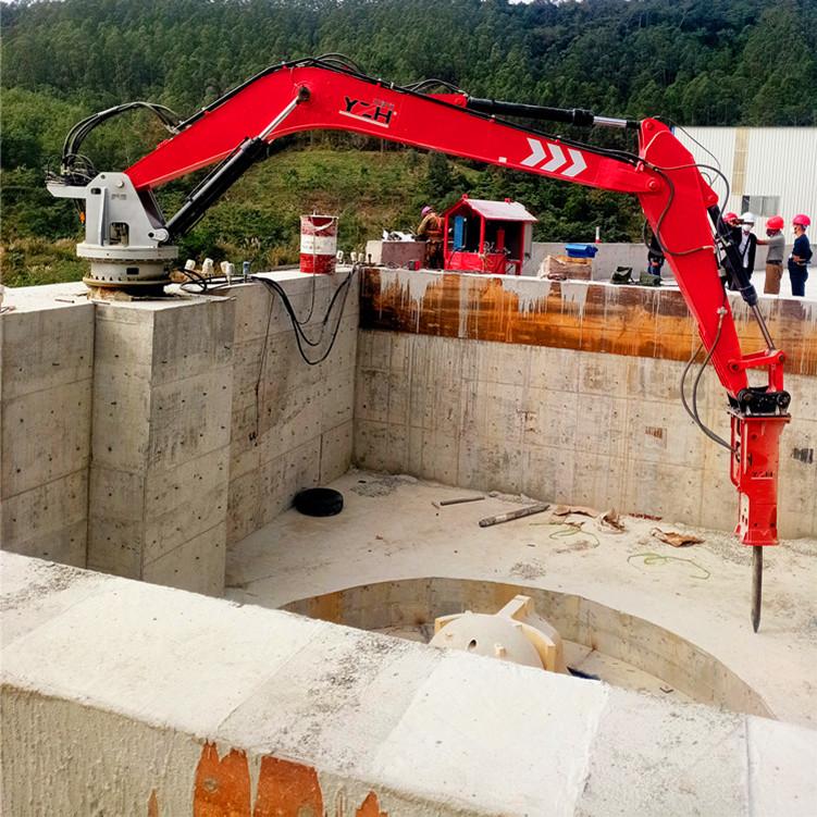 固定式液壓破碎機械臂 3