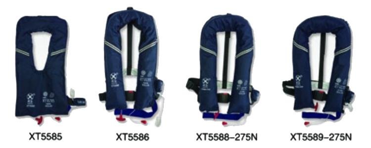 XT5586氣脹式工作救生衣XT5589 2