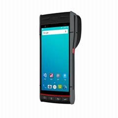  Android rugged Handheld Terminal PDA with Self-adhesive Printer