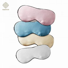 Factory wholesale custom double-sided shading sleep beauty silk eye mask