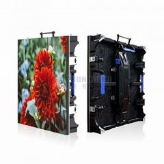 Outdoor Curve Rental LED Wall with 500*500mm Cabinet P3.91 DH Resolution Screen 